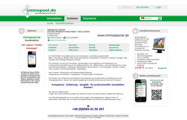 Vorschau von www.immopool.de, Immobilien Thiemo Haussig