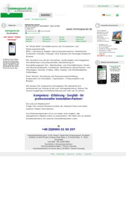Vorschau der mobilen Webseite www.immopool.de, Immobilien Thiemo Haussig