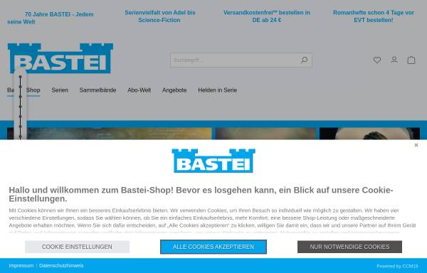 Vorschau von www.bastei.de, Bastei-Verlag
