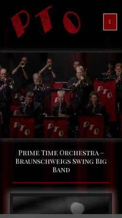 Vorschau der mobilen Webseite www.primetimeorchestra.de, Primetimeorchestra