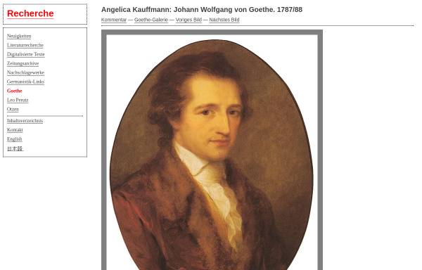 Vorschau von www.kisc.meiji.ac.jp, Angelika Kauffmann, Johann Wolfgang von Goethe, 1787/88