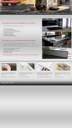 Vorschau der mobilen Webseite www.kuechen-bauer.com, Küchenmontage - Langen & Grimm GbR