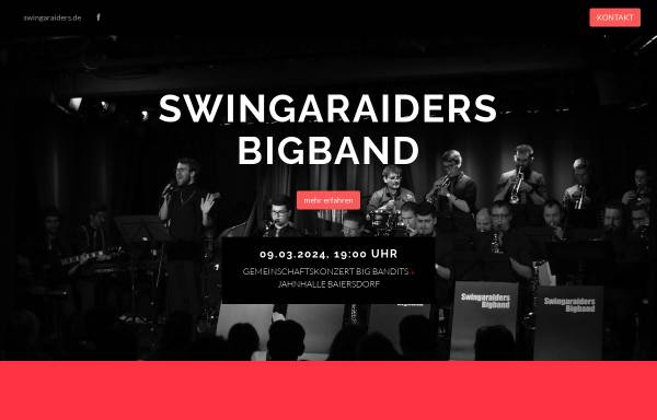 Vorschau von www.swingaraiders.de, Swingaraiders Bigband
