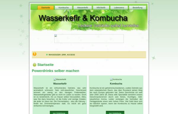 Vorschau von www.kefir-kombucha.de, Kombucha und Wasserkefir