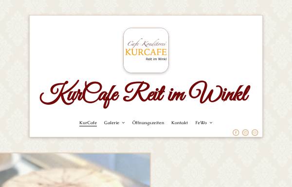 Vorschau von www.kurcafe.de, Restaurant und Konditorei Familie Türk