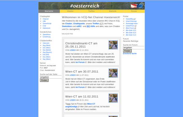 Vorschau von www.oesterchat.com, #Oesterreich