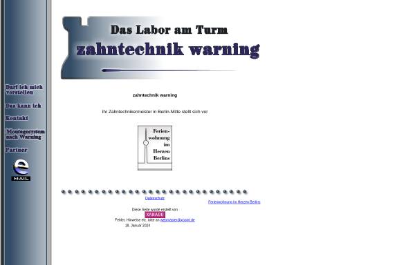 Vorschau von zahntechnik-warning.xpoint.de, Zahntechnik Warning