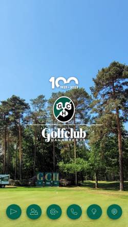 Vorschau der mobilen Webseite www.golfclub-hannover.de, Golfclub Hannover