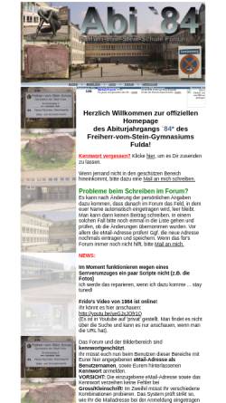 Vorschau der mobilen Webseite www.75x.de, Fulda - Freiherr-vom-Stein-Gymnasium