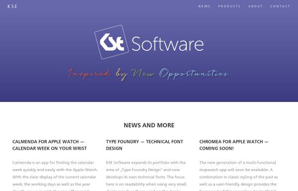 Vorschau von www.kse.de, KSE Software - Homepage