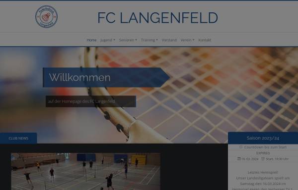 Vorschau von fc-langenfeld.de, FC Langenfeld Badminton
