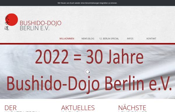 Vorschau von www.bushido-dojo.de, Shotokan Karate im Bushido Dojo e.V.
