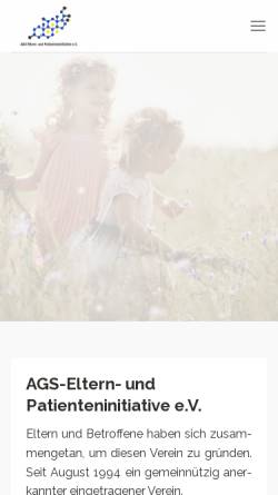 Vorschau der mobilen Webseite www.ags-initiative.de, AGS Initiative