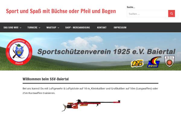 Vorschau von ssv-baiertal.de, Sportschützenverein Baiertal 1925 e.V.