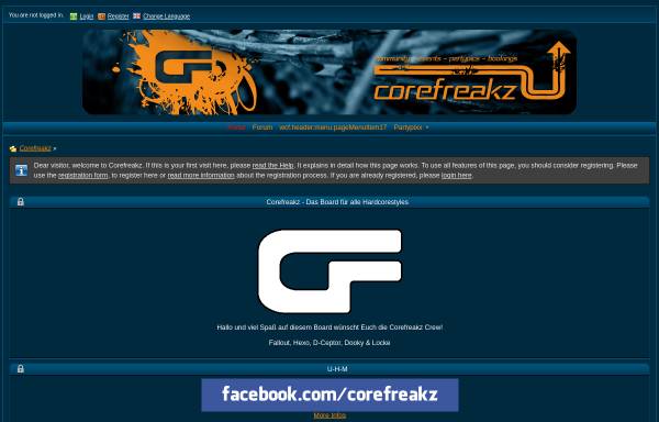 Vorschau von www.corefreakz.de, Corefreakz