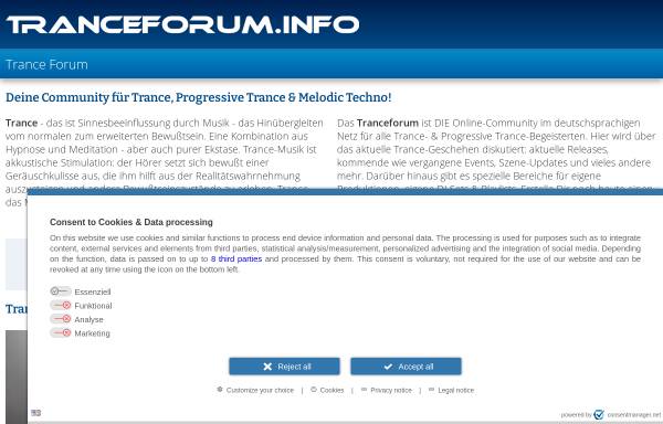 Vorschau von www.ilovetrance.de, Das deutsche Trance-Portal
