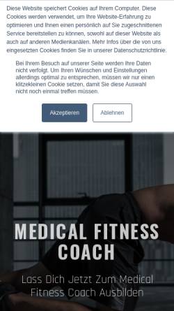 Vorschau der mobilen Webseite q-fitness.de, Q-Fitness Markus Silvester GbR