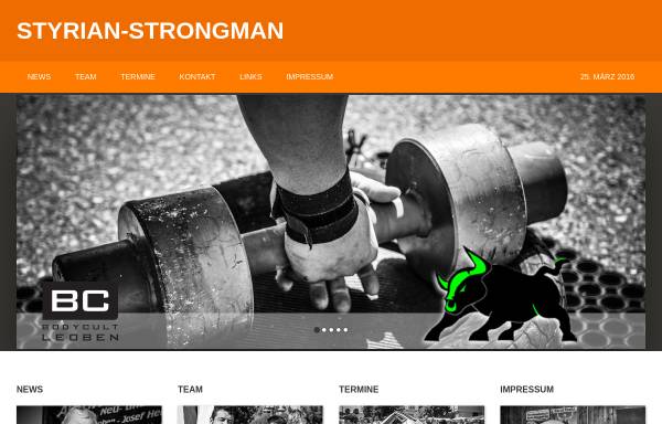 Vorschau von www.styrian-strongman.com, Styrian Strongman
