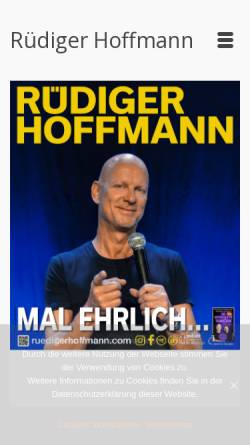 Vorschau der mobilen Webseite www.ruedigerhoffmann.com, Hoffmann, Rüdiger