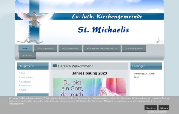 Vorschau von www.kirche-itzehoe.de, Kirchengemeinde St. Michaelis