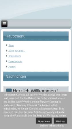 Vorschau der mobilen Webseite www.kirche-itzehoe.de, Kirchengemeinde St. Michaelis