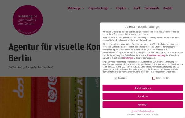Vorschau von www.klensang.de, Klensang, Anke