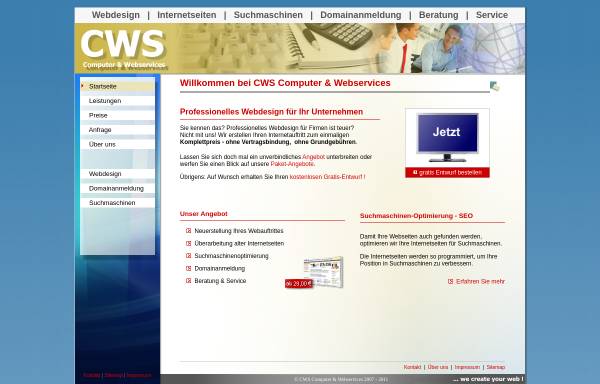 Vorschau von cws-design.de, CWS Computer & Webservices - Christian Ziem