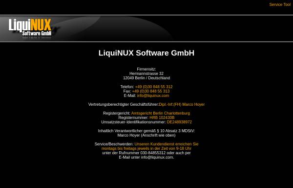Vorschau von www.liquinux.com, LiquiNUX Software GmbH