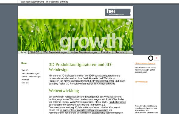 Vorschau von www.h-e-i.de, H.E.I. Informationssysteme GmbH