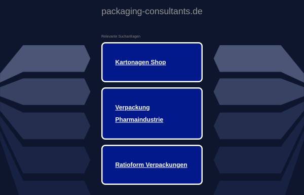 Vorschau von www.packaging-consultants.de, Packaging Consultants, Inh. Eric Moreno