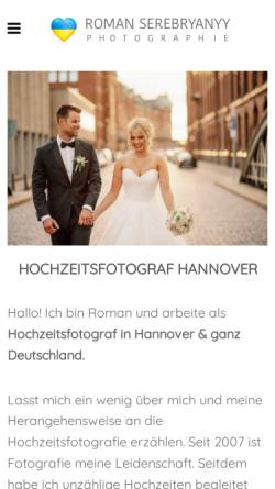 Vorschau der mobilen Webseite summer-light.de, Hochzeitsfotograf Roman Serebryanyy