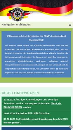Vorschau der mobilen Webseite www.bdmp-landesverband-rlp.de, BDMP Landesverband Rheinland Pfalz