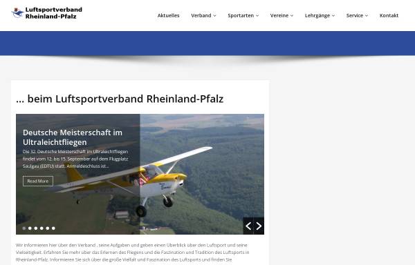 Vorschau von lsvrp.de, Luftsportverband Rheinland-Pfalz e.V.