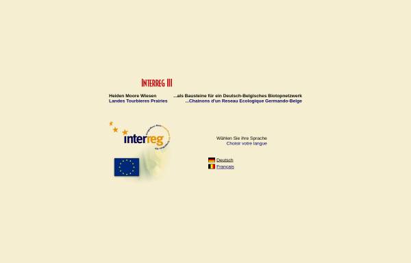 Vorschau von www.heiden-moore-wiesen.de, Heiden-Moore-Wiesen - Interreg III - Projekt