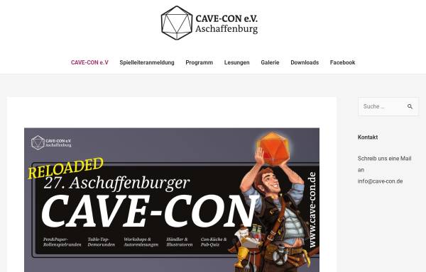 Vorschau von cavecon.de, Cave-Con