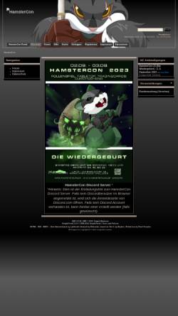 Vorschau der mobilen Webseite www.hamstercon.de, HamsterCon