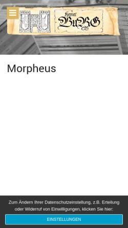 Vorschau der mobilen Webseite herner-burg.de, Morpheus
