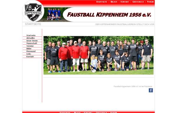 Vorschau von faustball-kippenheim.de, Faustball Kippenheim seit 1956