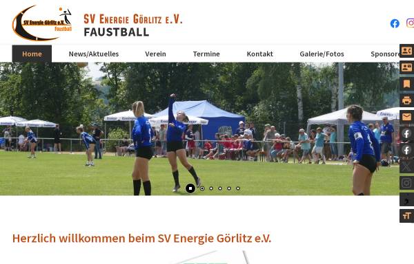 Vorschau von www.faustball-energie-goerlitz.de, SV Energie Görlitz e.V.