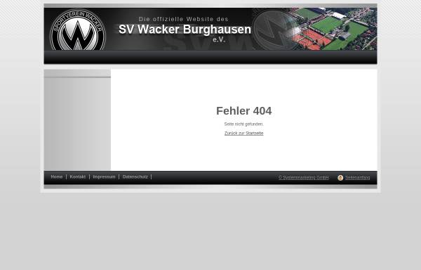 Vorschau von sv-wacker.de, SV Wacker Burghausen