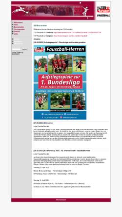 Vorschau der mobilen Webseite www.tsv-karlsdorf.de, TSV Karlsdorf, Faustball