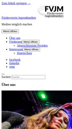 Vorschau der mobilen Webseite www.jugendmedien.de, Jugendmedien