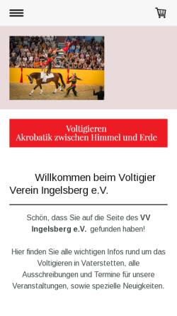 Vorschau der mobilen Webseite vvi-online.jimdo.com, Voltigier Verein Ingelsberg e.V.