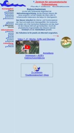 Vorschau der mobilen Webseite babyschwimmen-bonn.de, Babyschwimmen - Bonn