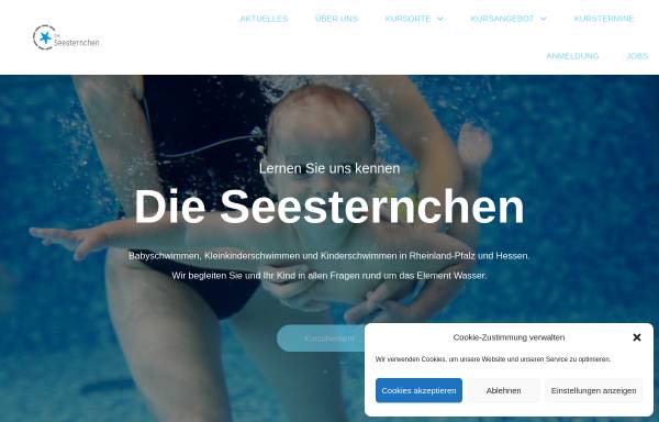 Vorschau von www.seesternchen-bonn.de, Seesternchen Kinder- und Babyschwimmen - Bonn