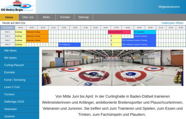 Vorschau von www.ccbadenregio.ch, Curling Club Baden Regio