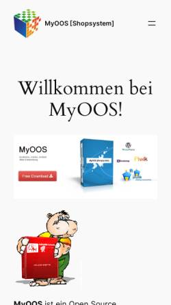 Vorschau der mobilen Webseite www.oos-shop.de, MyOOS - Ralf Zschemisch