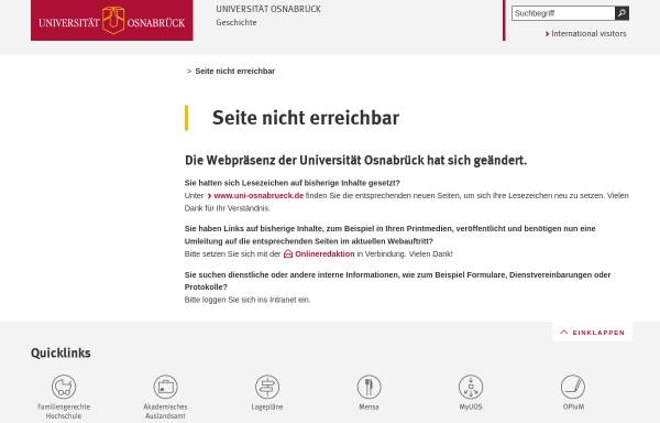 Vorschau von www.geschichte.uni-osnabrueck.de, 