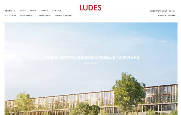 Vorschau von www.ludes.net, Ludes Architekten und Ingenieure