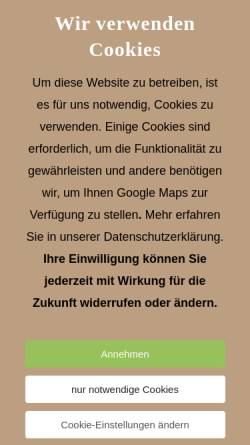 Vorschau der mobilen Webseite berggasthof-wilhelmshoehe.de, Berggasthof Wilhelmshöhe
